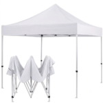 3x3m Heavy Duty Folding Gazebo Canopy Tent | Portable Pop-Up Outdoor Stall & Event Tent