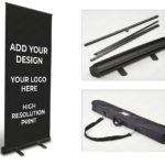 Custom Roll-Up Banner Stand | Retractable Display Banner with Carrying Bag | With Print Include