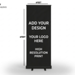 Custom Roll-Up Banner Stand | Retractable Display Banner with Carrying Bag | With Print Include